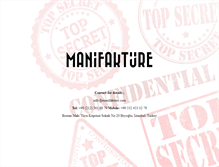 Tablet Screenshot of manifakture.com